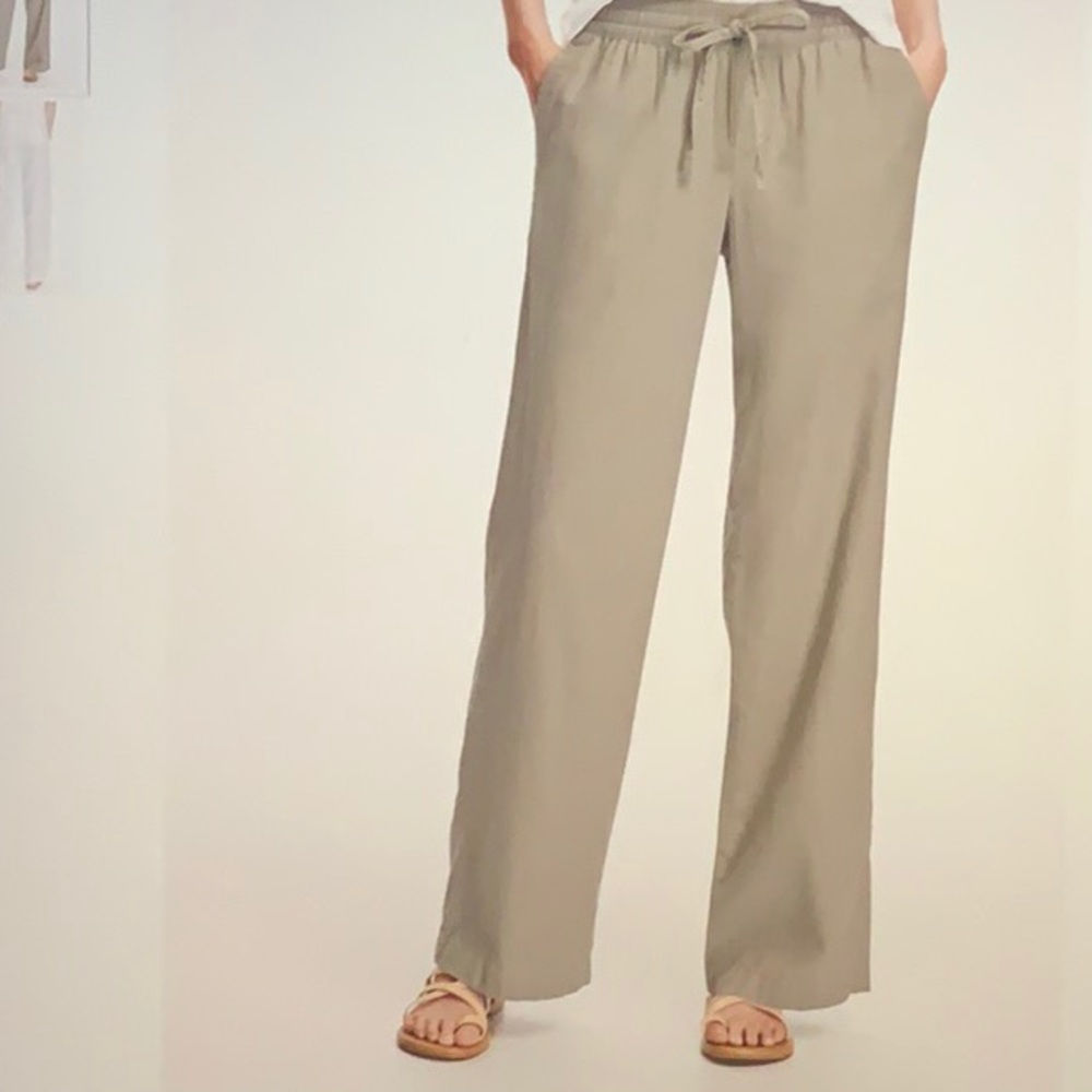 EUC Tan Linen Pants. Size XS